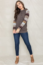 Stripe Sleeve Hoodie