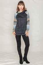 Stripe Sleeve Hoodie