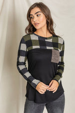 Checker Chest Pocket Tunic