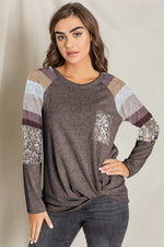 Chest Pocket Front Twist Tunic