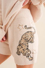 Cozy Soft Knitted Tiger Star Lounge Set