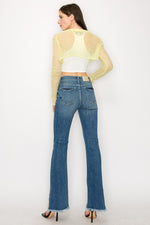 HIGHRISE BOOT CUT JEANS