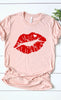 Red Lips Valentines Graphic Tee PLUS